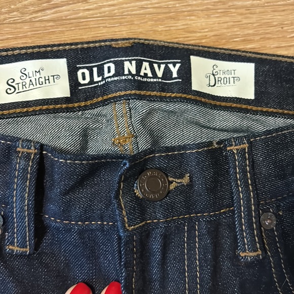 Old Navy slim straight jeans 32x30 - Picture 2 of 5